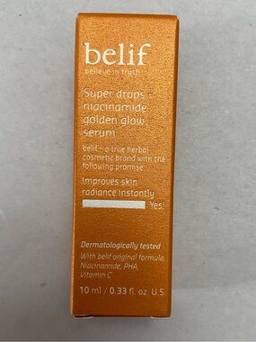 belif Super Drops Niacinamide Golden Glow Serum - 10 ml.